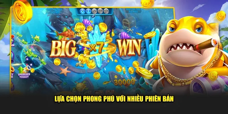 Lựa chọn phong phú cùng với nhiều phiên bản