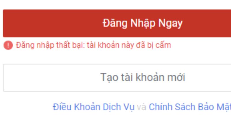 Người dùng bị khóa tài khoản, mất doanh thu nếu vi phạm chính sách cấm