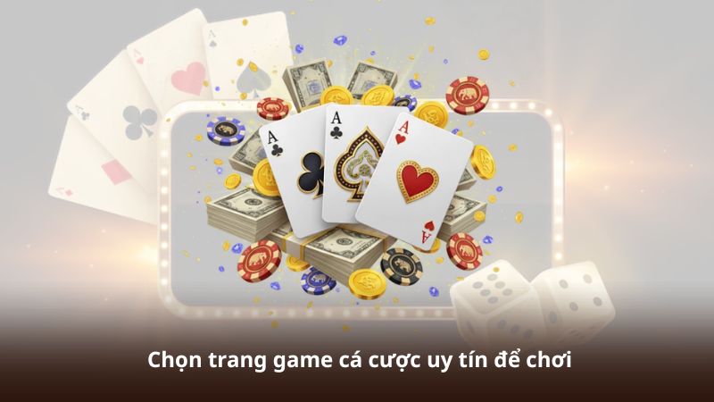 Chọn trang game cá cược uy tín để chơi